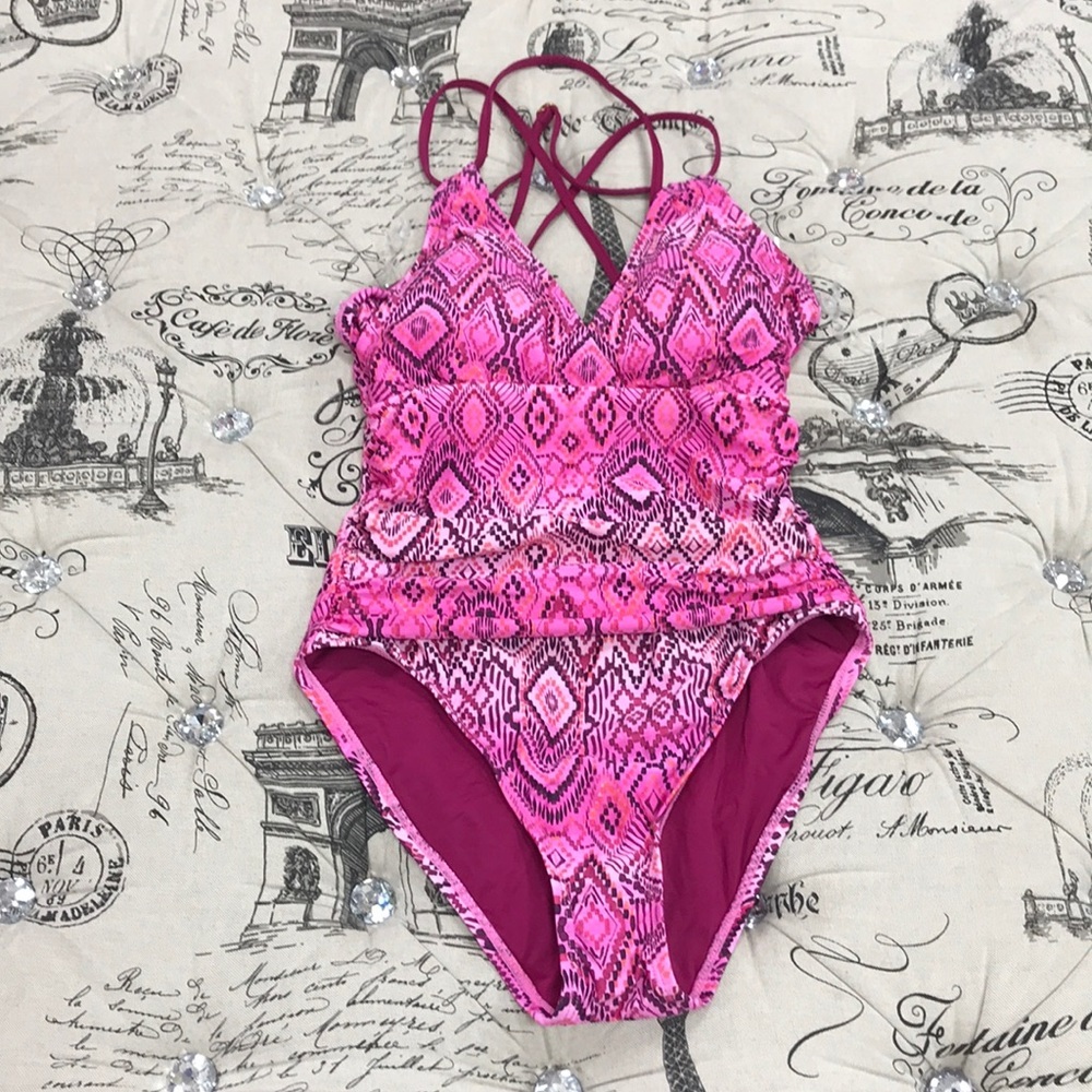 💥 La Blanca Idealist Surplice Swimsuit - Picture 3 of 6